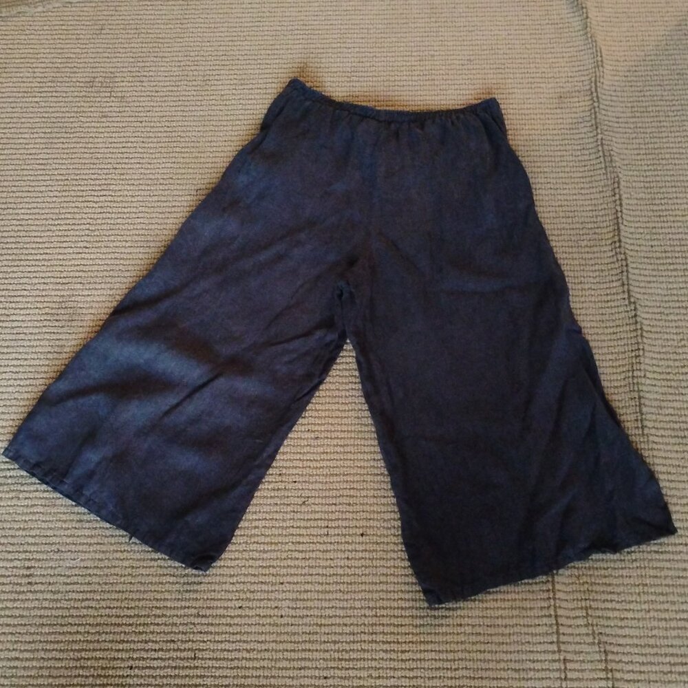 Match Point Boho Wide Leg Linen Pants